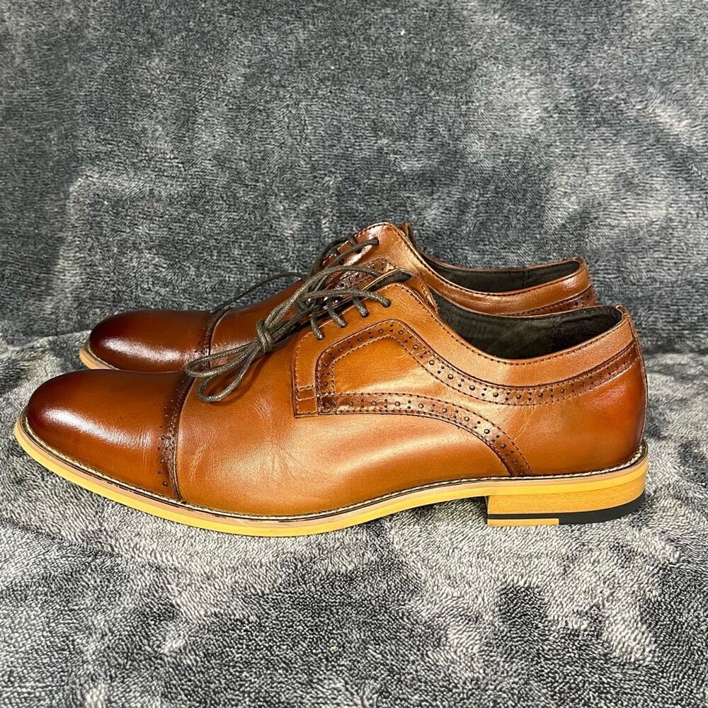 Stacy Adams Dickinson Cap Toe Oxfords Men size 10